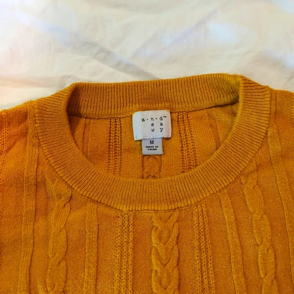 a new day Sweaters Target A New Day Mustard Yellow Cable Knit